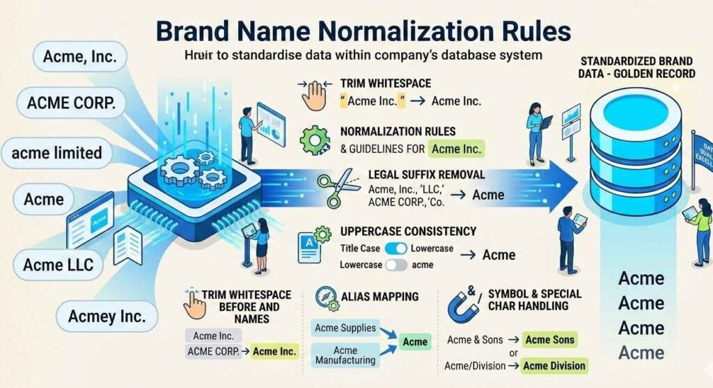 Brand Name Normalization Rules