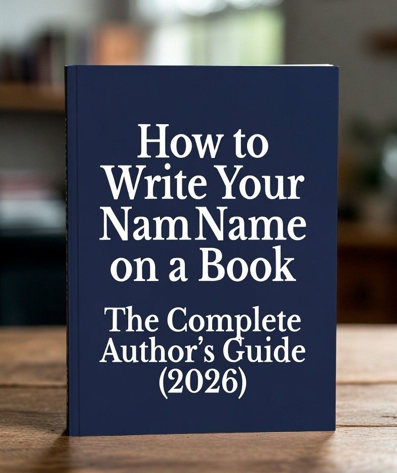 How to Write Your Name on a Book