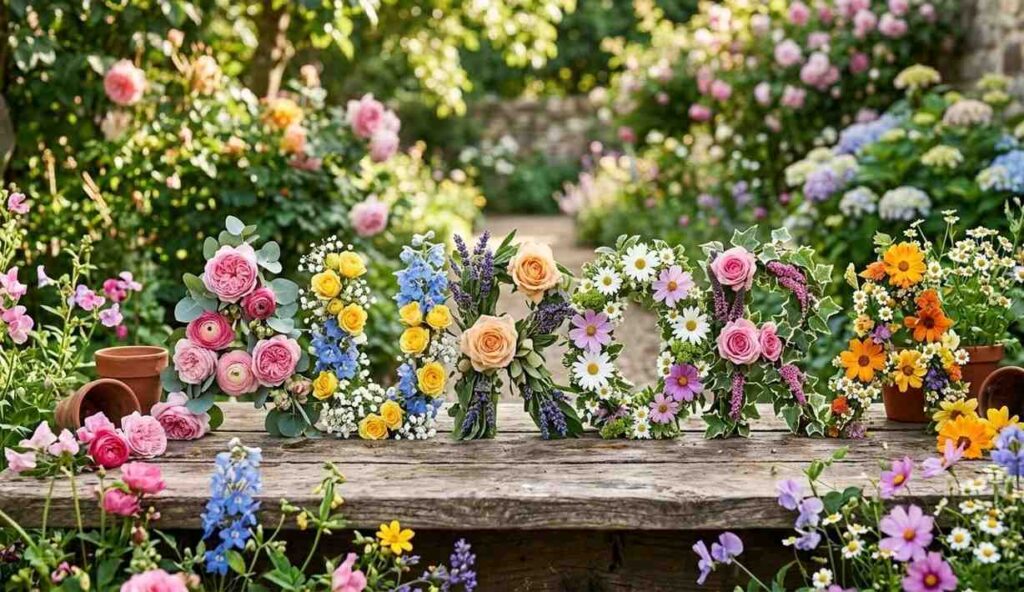 Name into Flowers