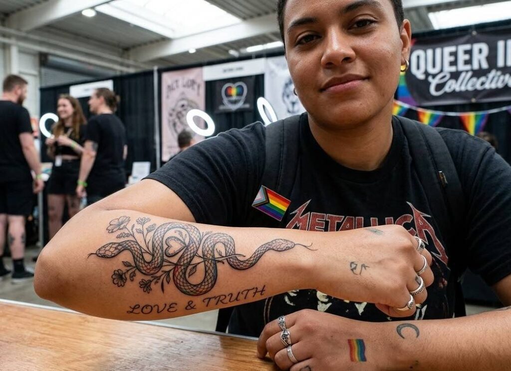 Snake Tattoo Meaning on a Woman